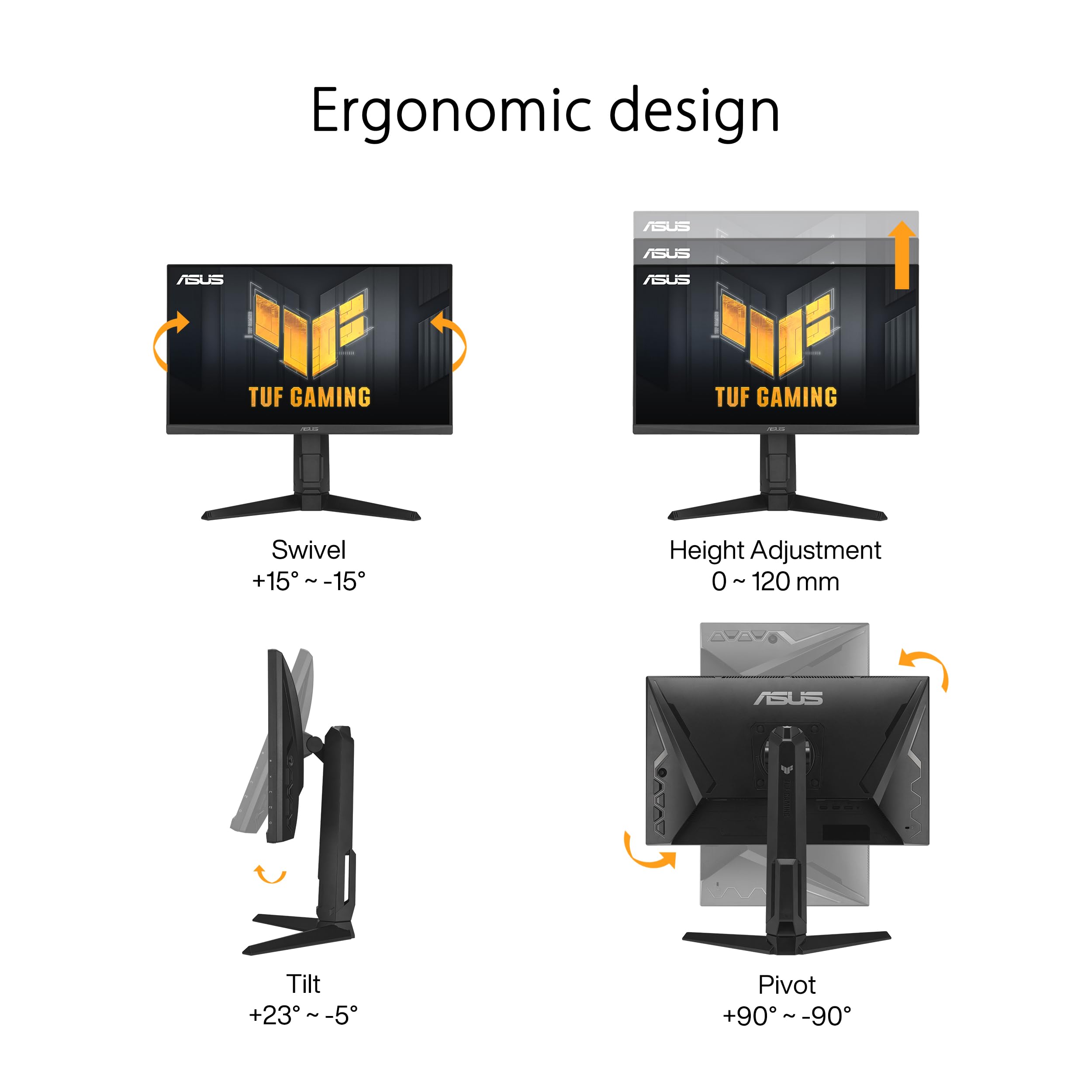 ASUS VG248QG 24 Inch GSYNC Gaming Monitor with Eye Care Technology