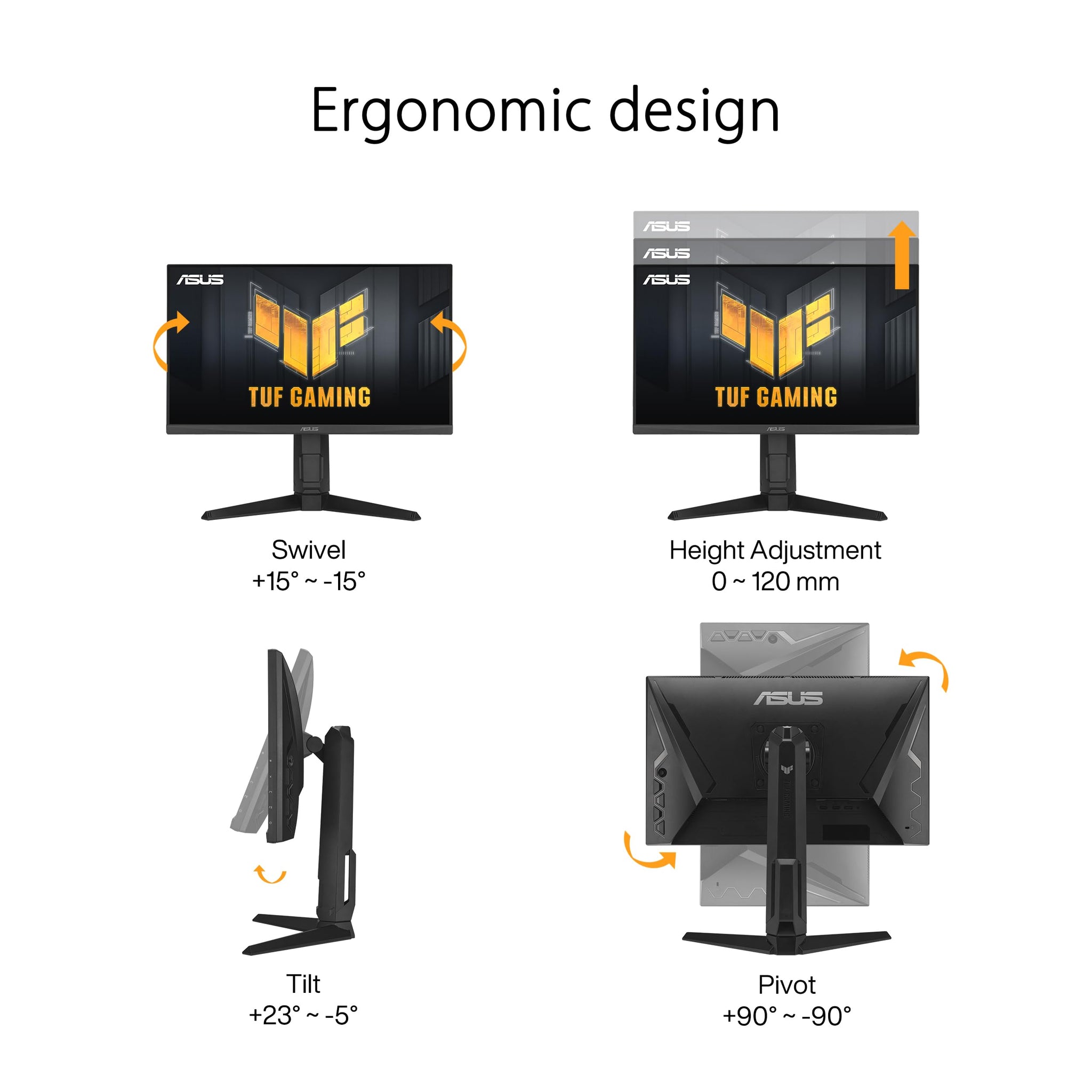 ASUS VG248QG 24 Inch GSYNC Gaming Monitor with Eye Care Technology