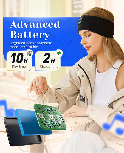 Perytong Sleep Headphones Wireless Bluetooth Headband
