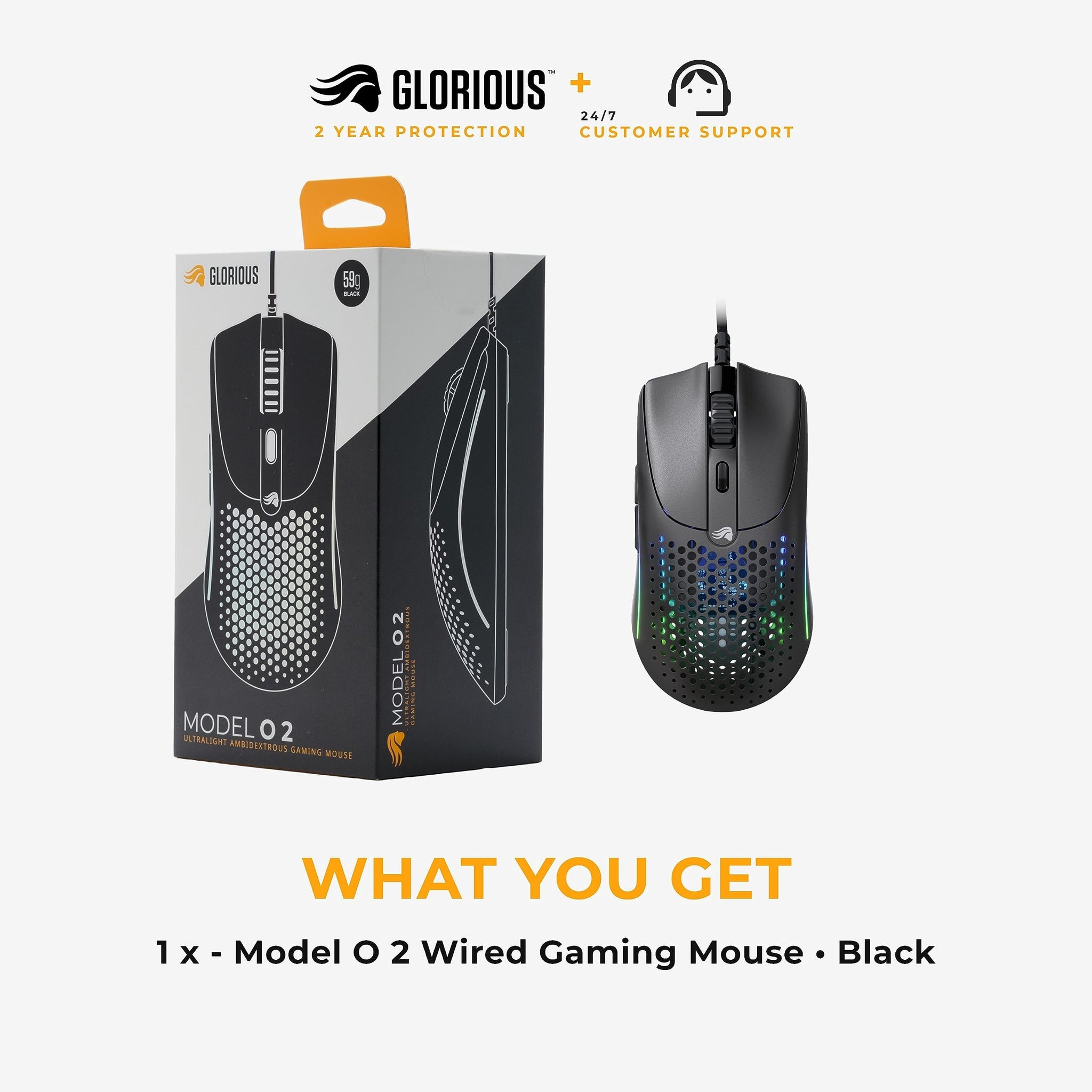 Glorious Model O Superlight Gaming Mouse for Precision