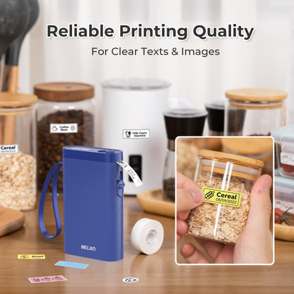 Nelko P21 Bluetooth Label Maker With Tape Wireless Printer