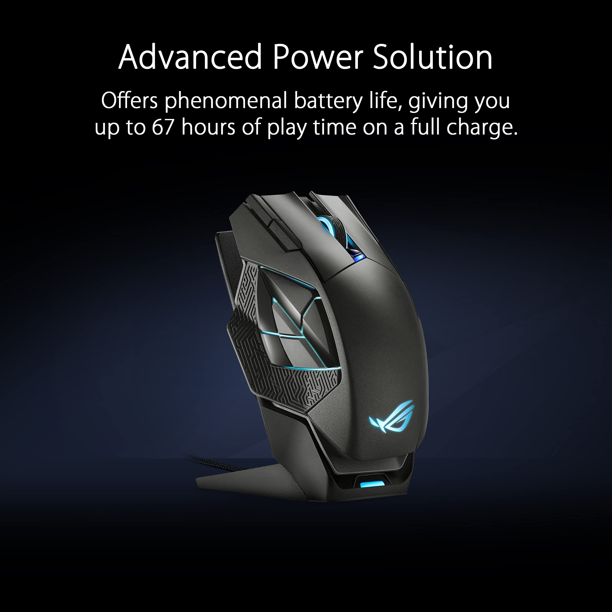 ASUS ROG Spatha X Wireless Gaming Mouse with RGB Lighting
