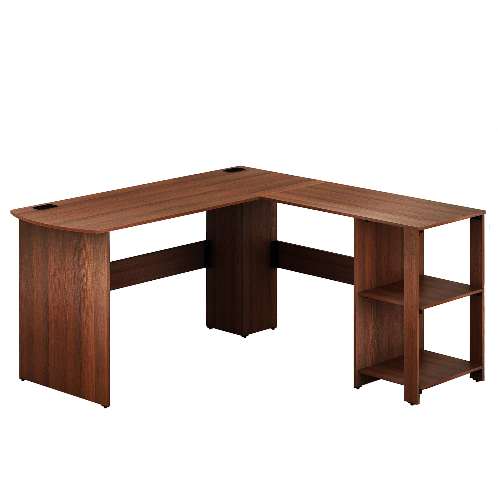 L Shaped Home Office Desk with Storage Solutions