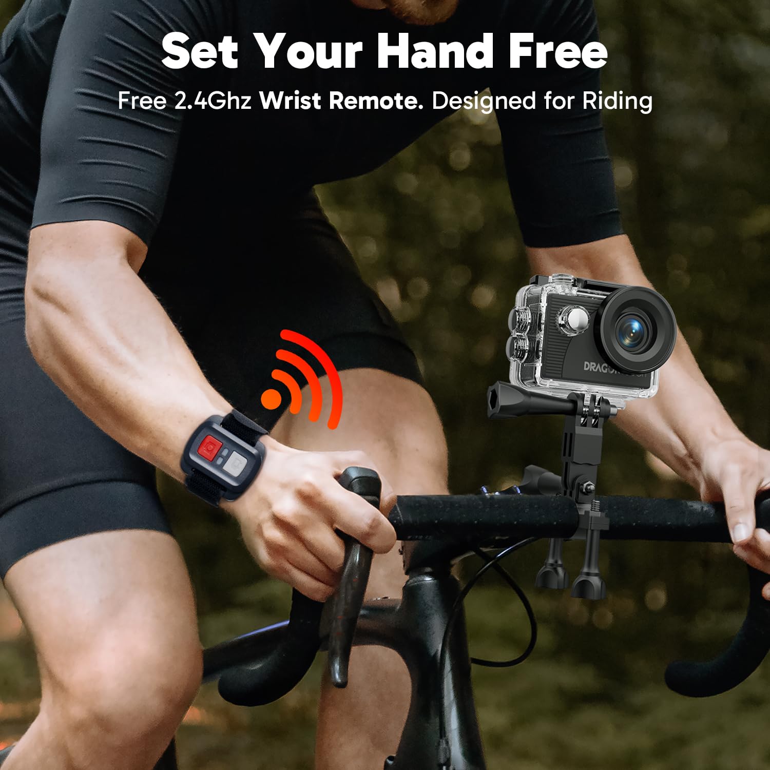 4K Waterproof Action Camera with WiFi and Remote