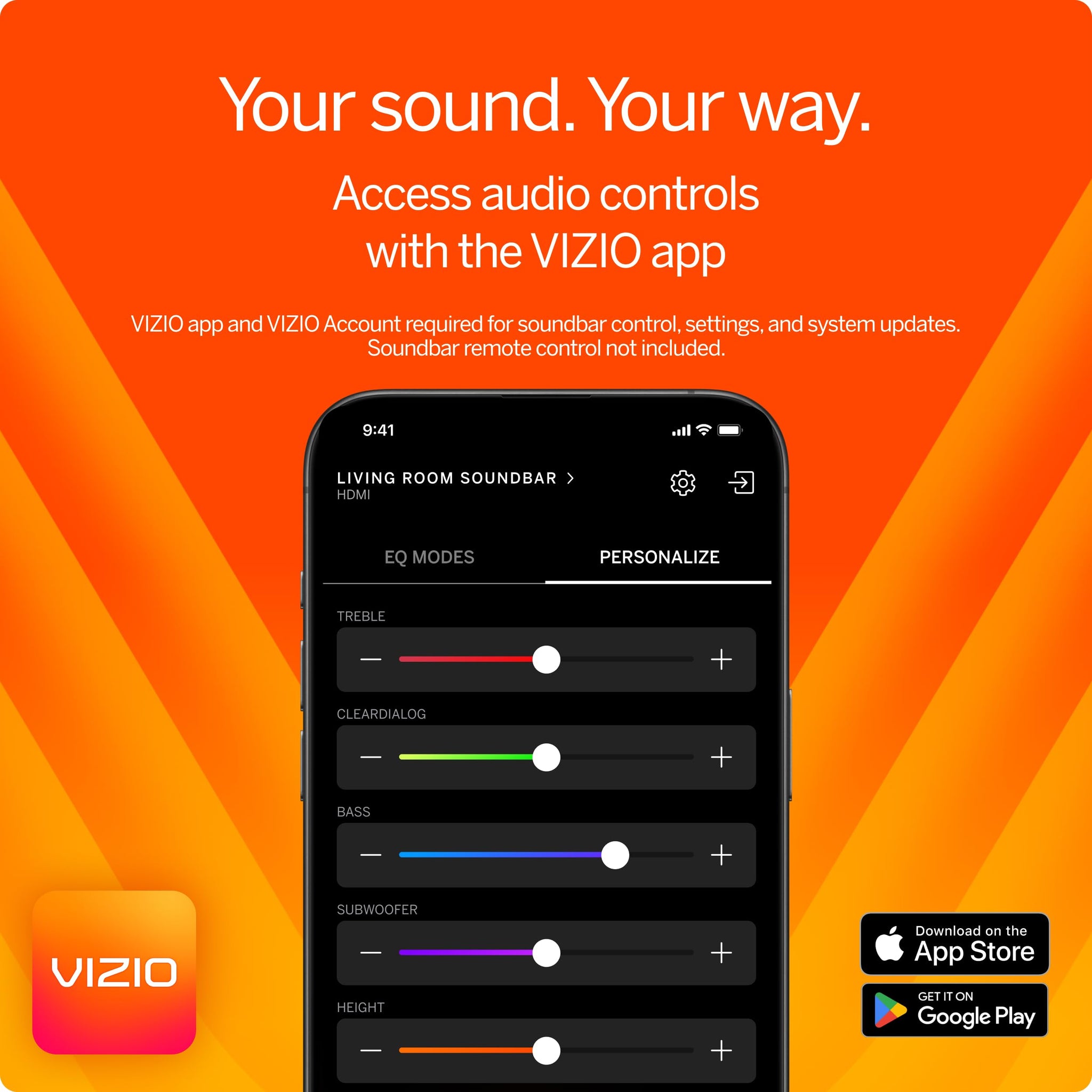 VIZIO 5.1 Surround Soundbar with Immersive Dolby Atmos