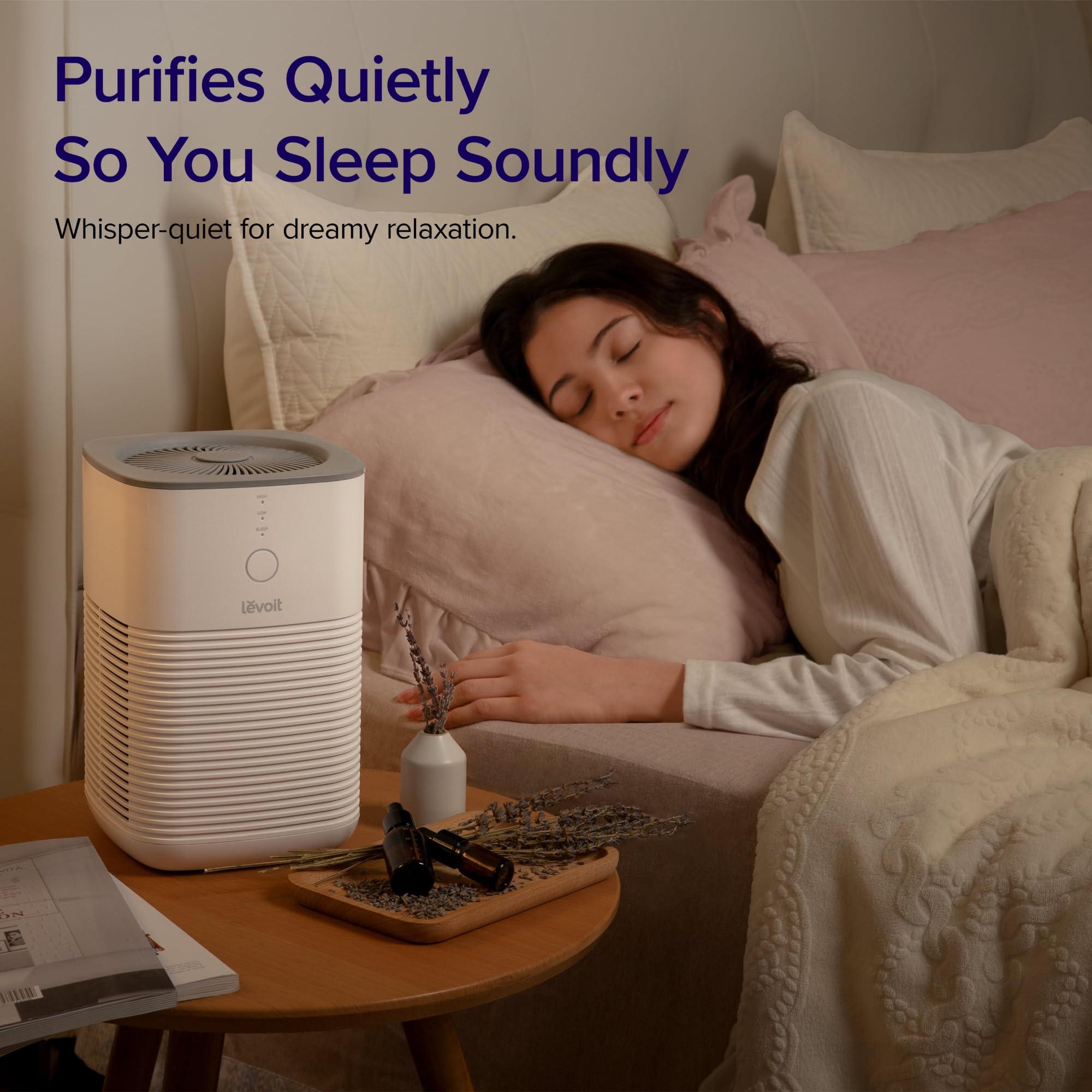 Levoit Air Purifier for Better Sleep and Clean Air