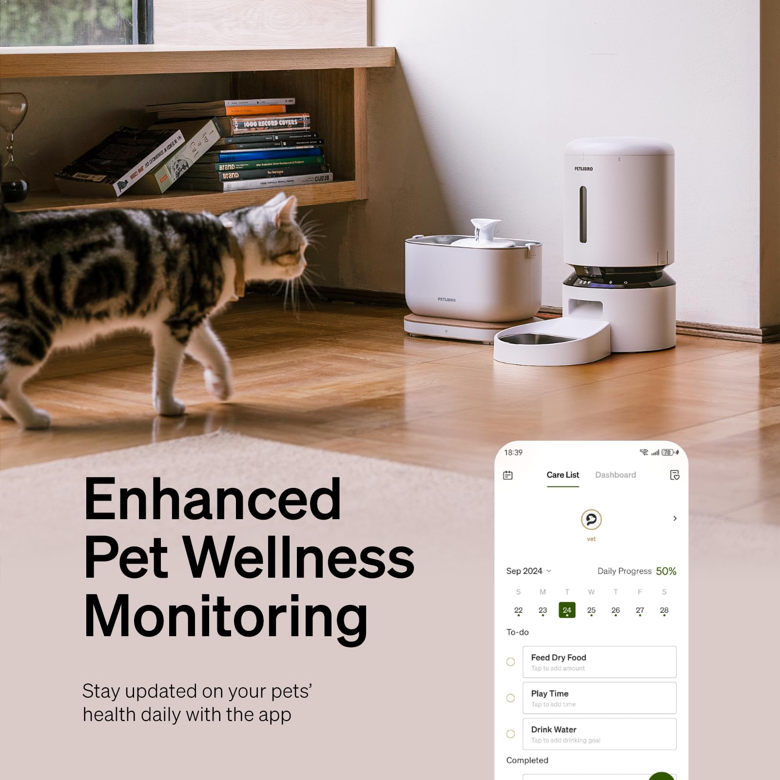 PETLIBRO Automatic Cat Feeder with HD Camera and Alerts