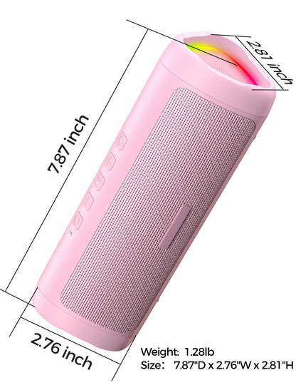 Bluetooth Speaker TWS Pair IPX5 Waterproof Portable 20H