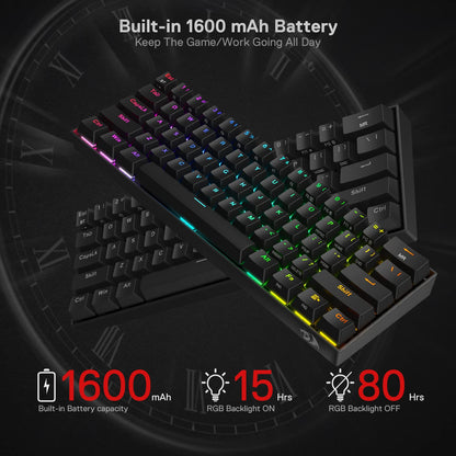Redragon K530 Pro Wireless RGB Mechanical Keyboard