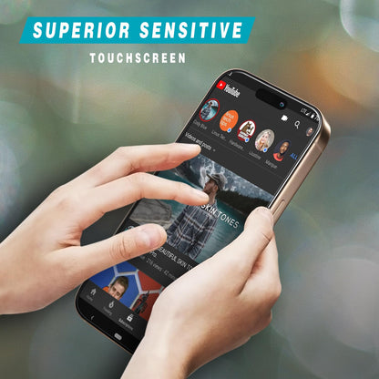 2 Pack iPhone 16 Pro Max 6.9 Inch Tempered Glass Screen Protector Full Coverage