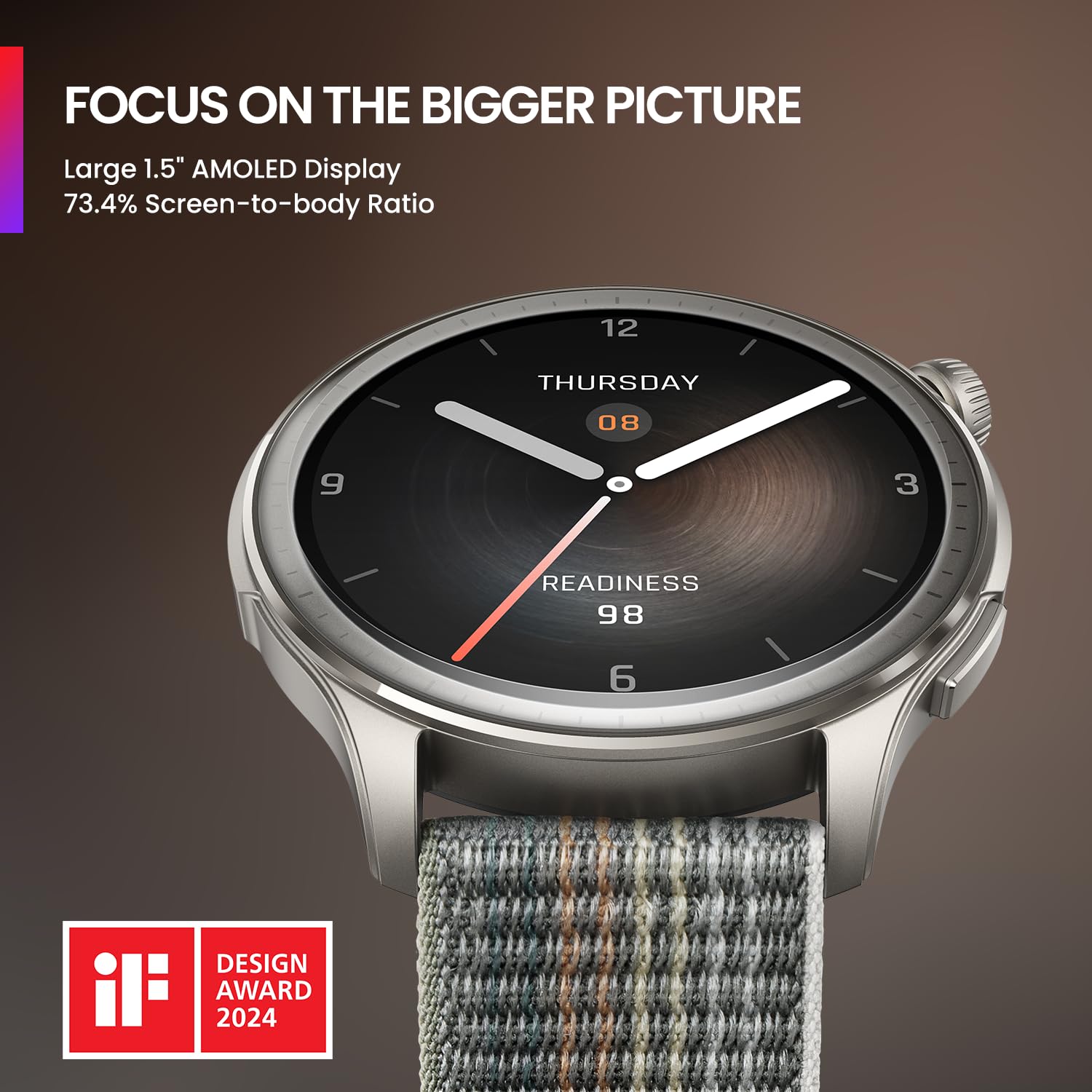 Amazfit Balance Smart Watch Fitness Tracker Health Analysis