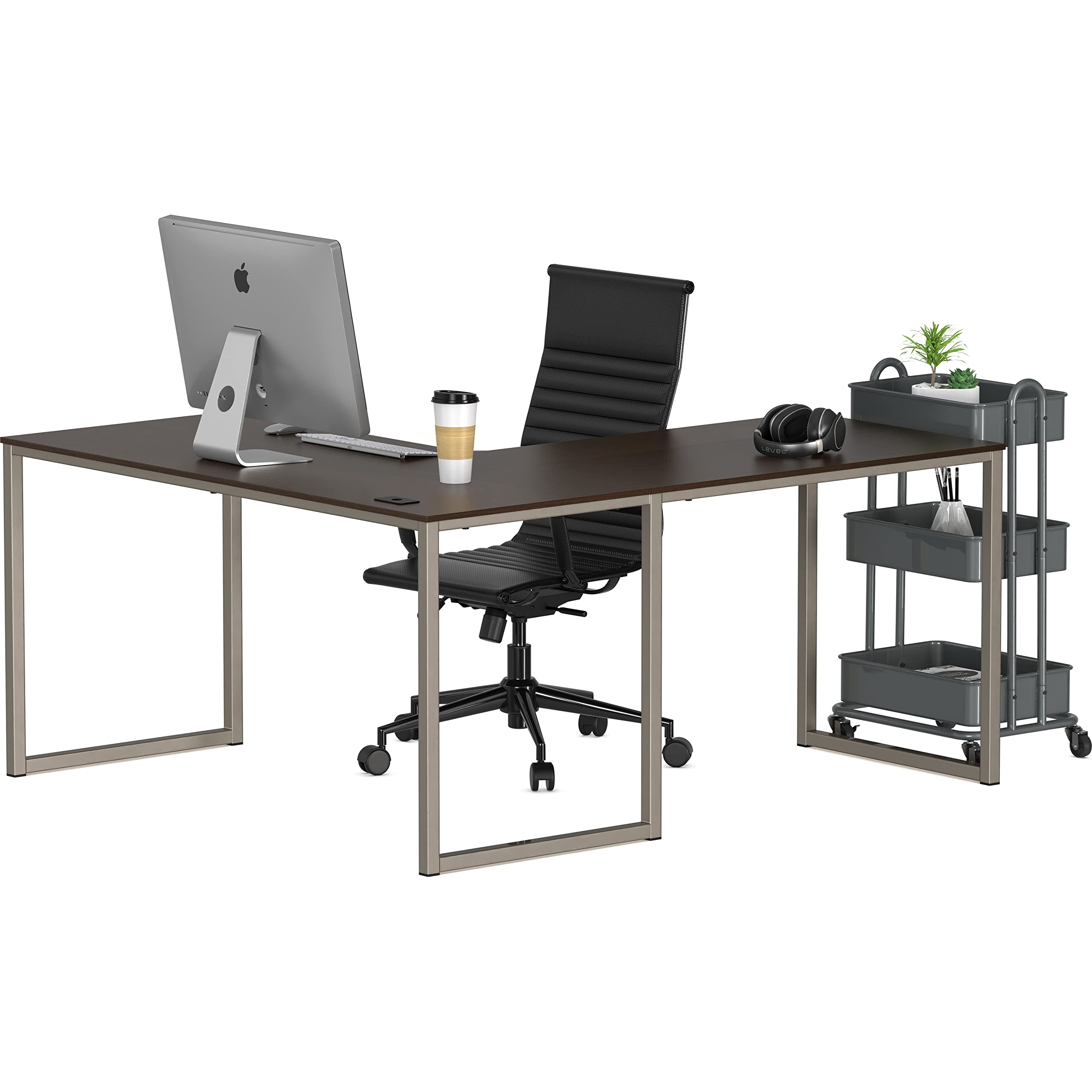 L Shape Home Office Desk for Maximal Workspace