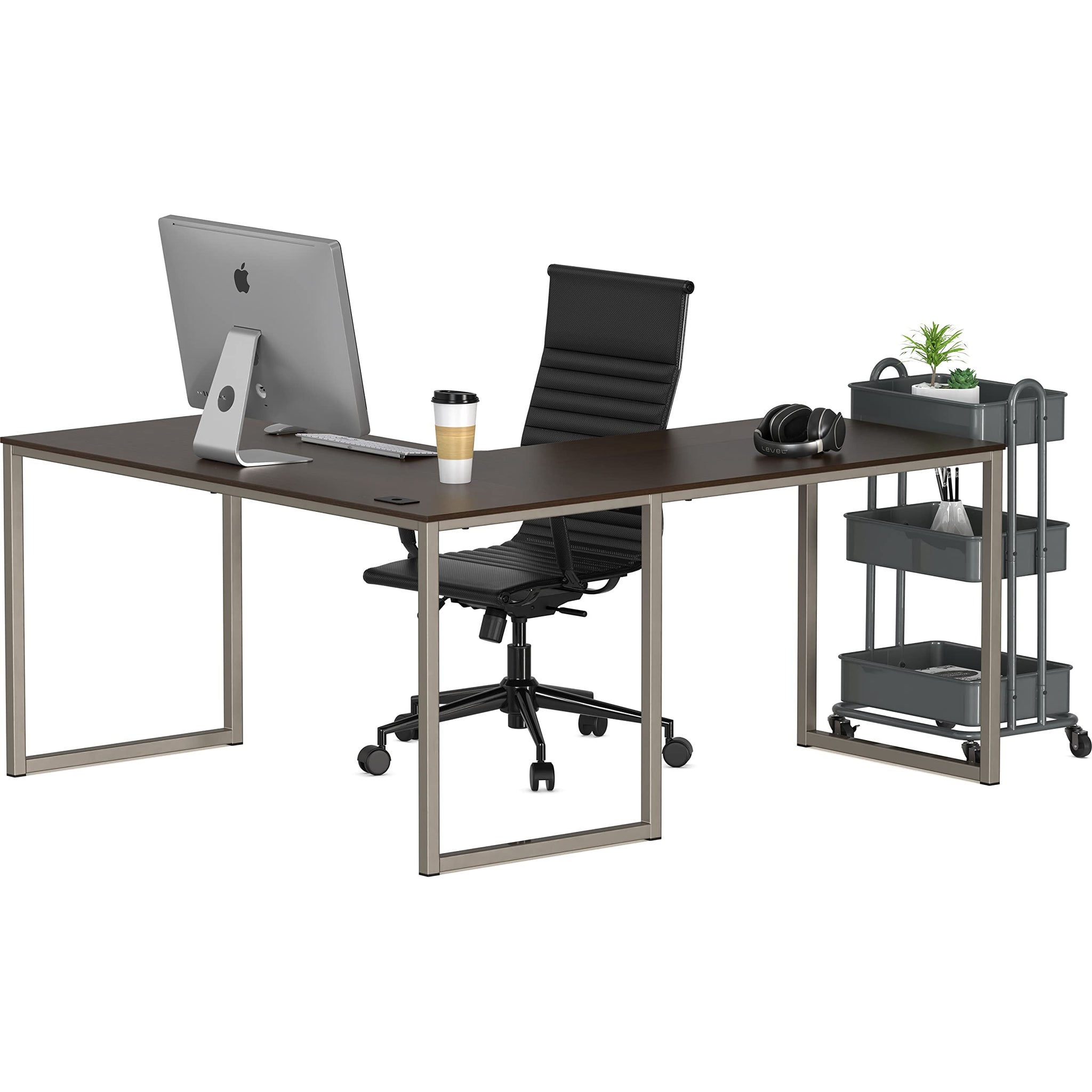 L Shape Home Office Desk for Maximal Workspace