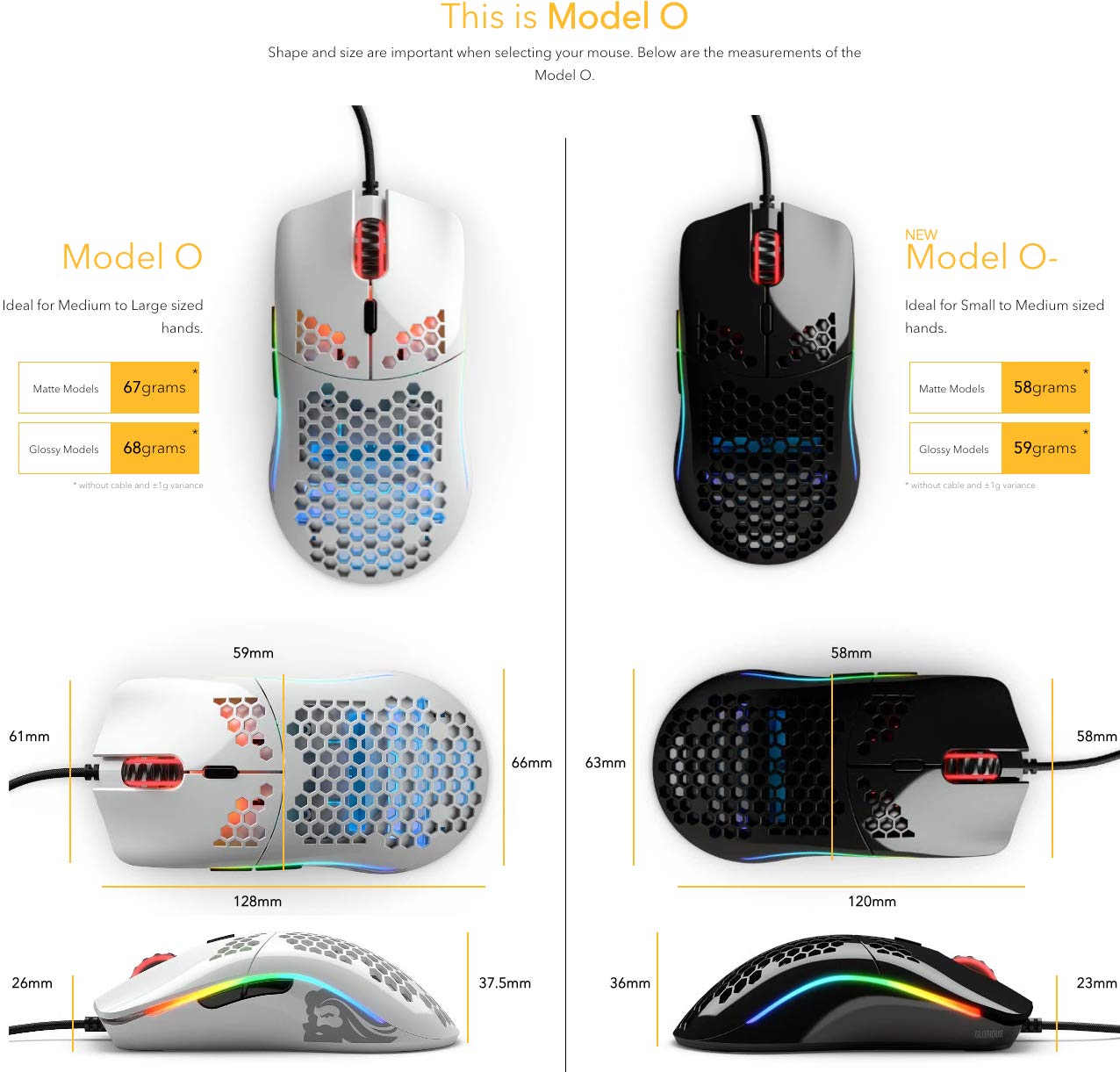 Glorious Model O Superlight Gaming Mouse for Precision