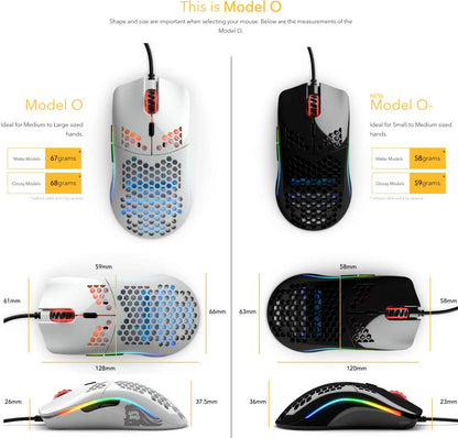 Glorious Model O Superlight Gaming Mouse for Precision