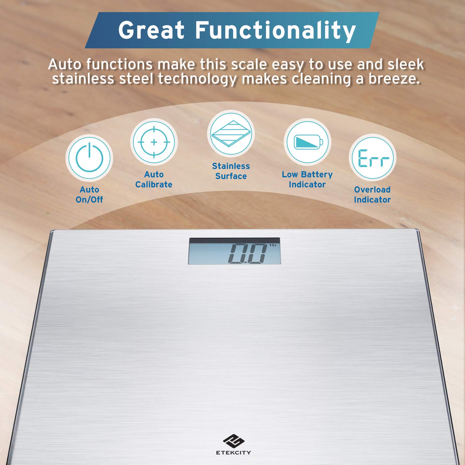 Smart Body Weight Scale with Accurate BMI Tracking