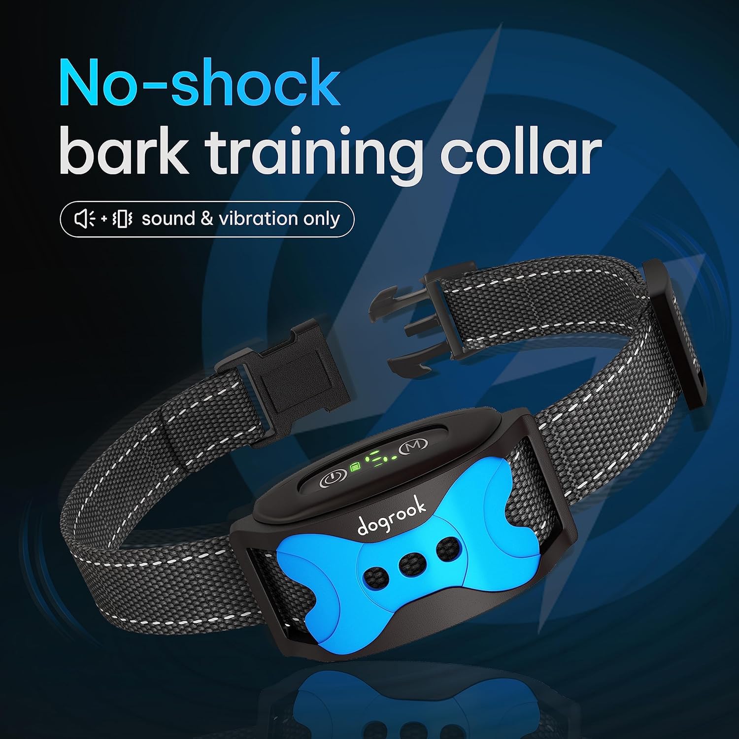 Rechargeable Dog Bark Collar with Beep and Vibration