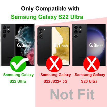 Tenoc Clear Case For Samsung Galaxy S22 6 Inch Non Yellowing Protective Bumper