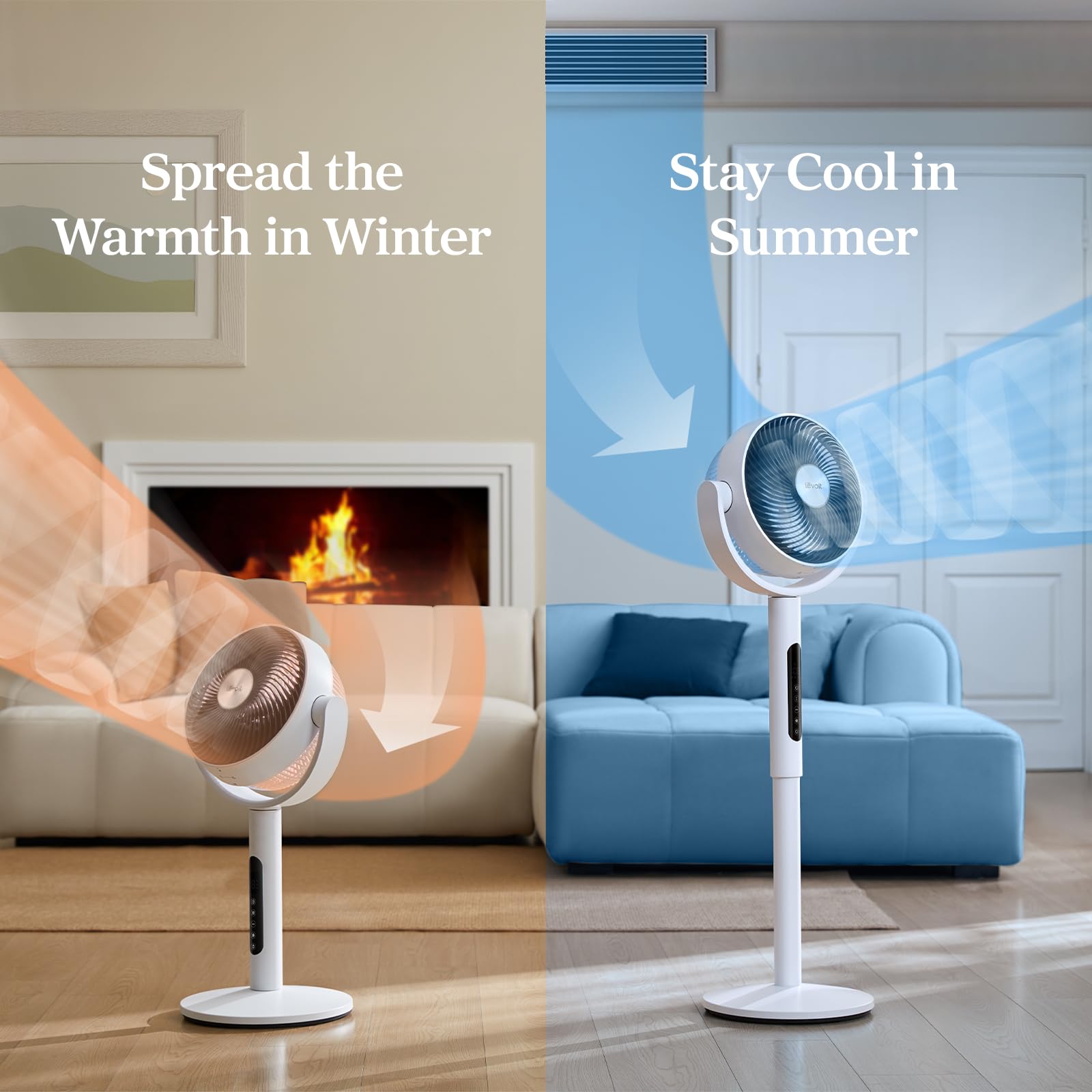 Levoit Quiet Oscillating Fan with Remote Control