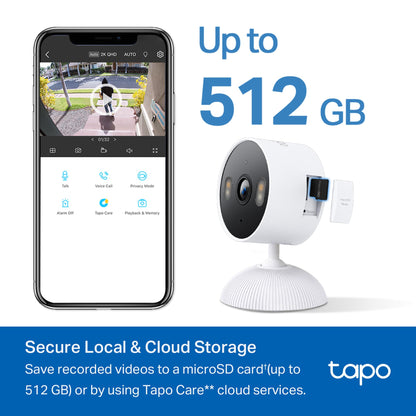 Tapo C100 1080P Indoor Security Camera with Night Vision
