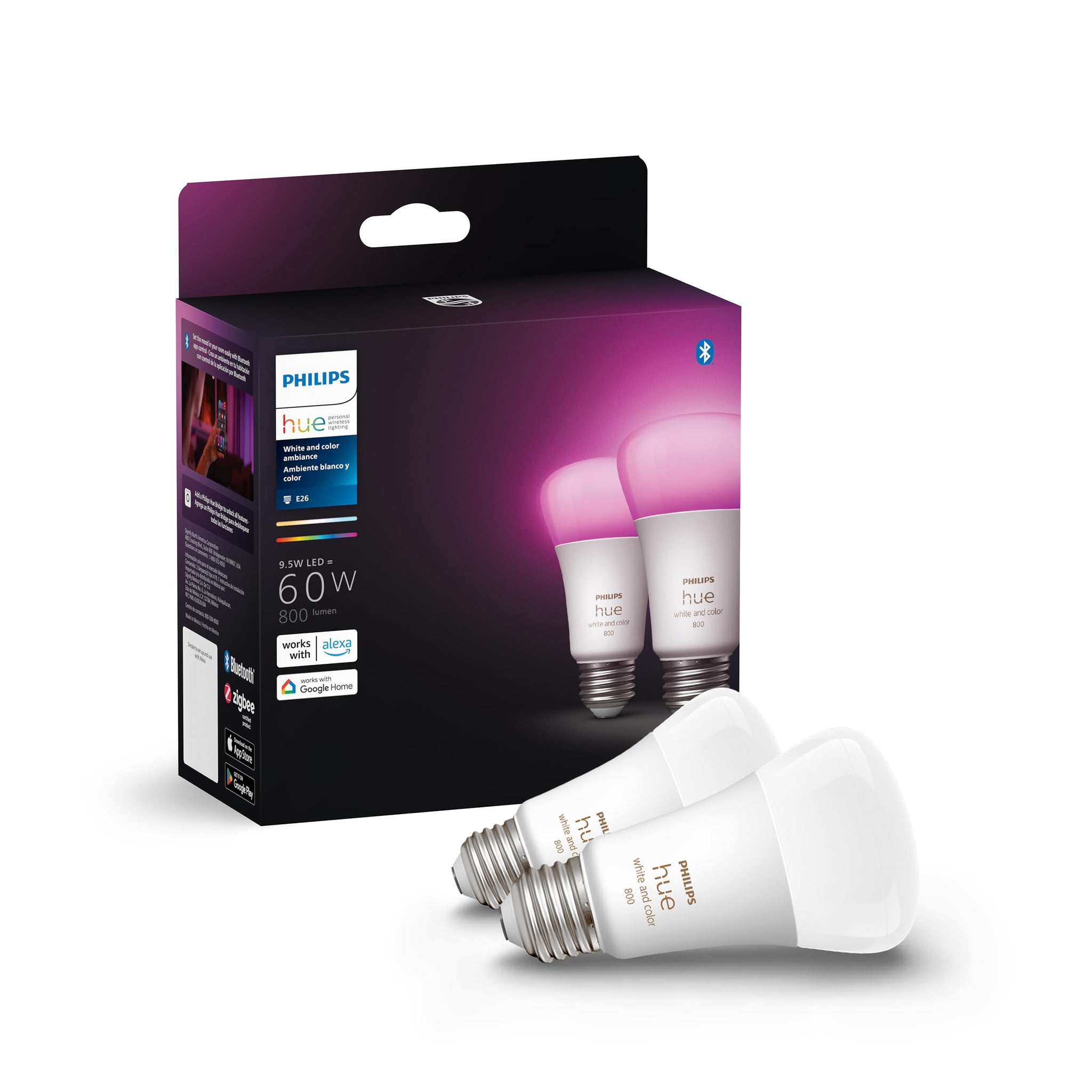 Philips Hue A19 Smart Light Bulb Easy Home Control