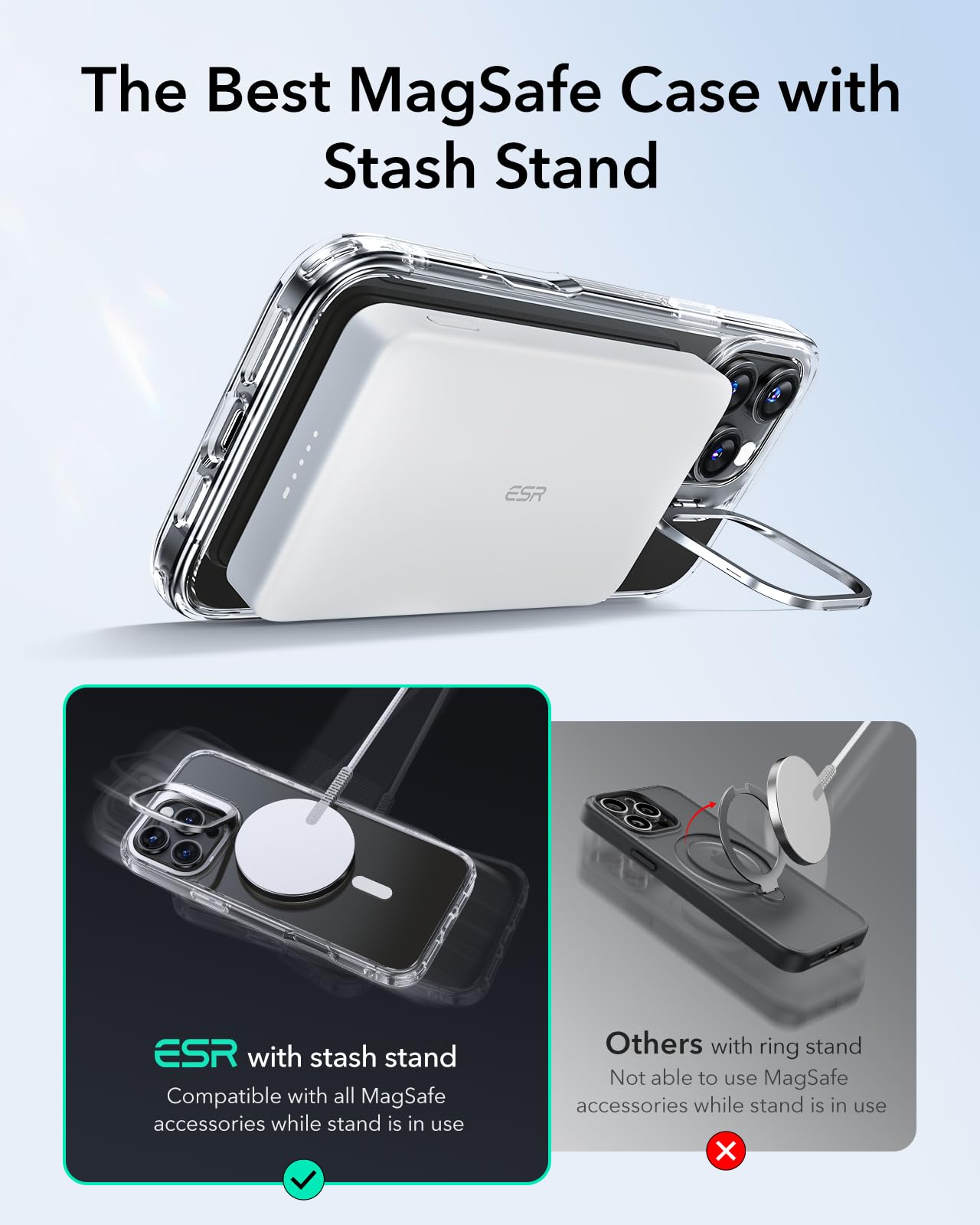 Military-Grade Clear Case for iPhone 16 Pro Max