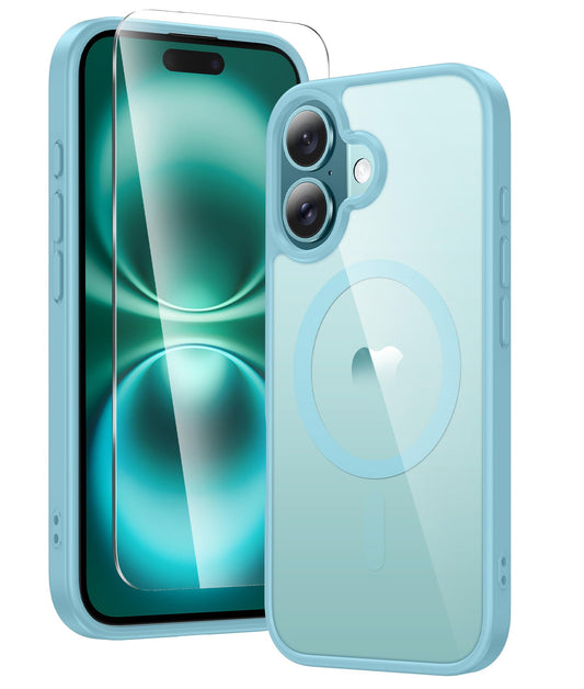 FNTCASE Clear Case For iPhone 17 Pro Max Screen Protector
