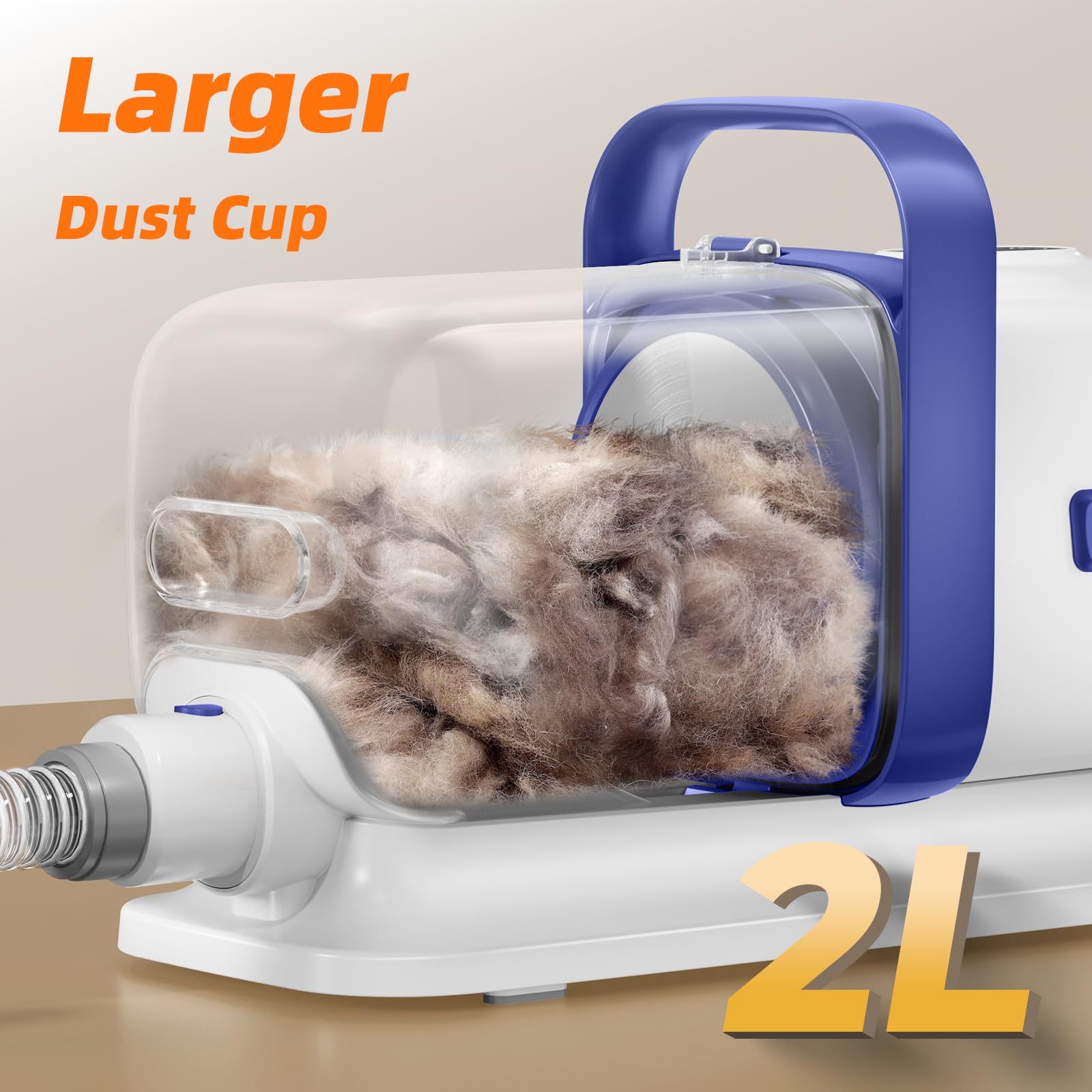 Dog Grooming Kit With Vacuum For Easy Cleanup