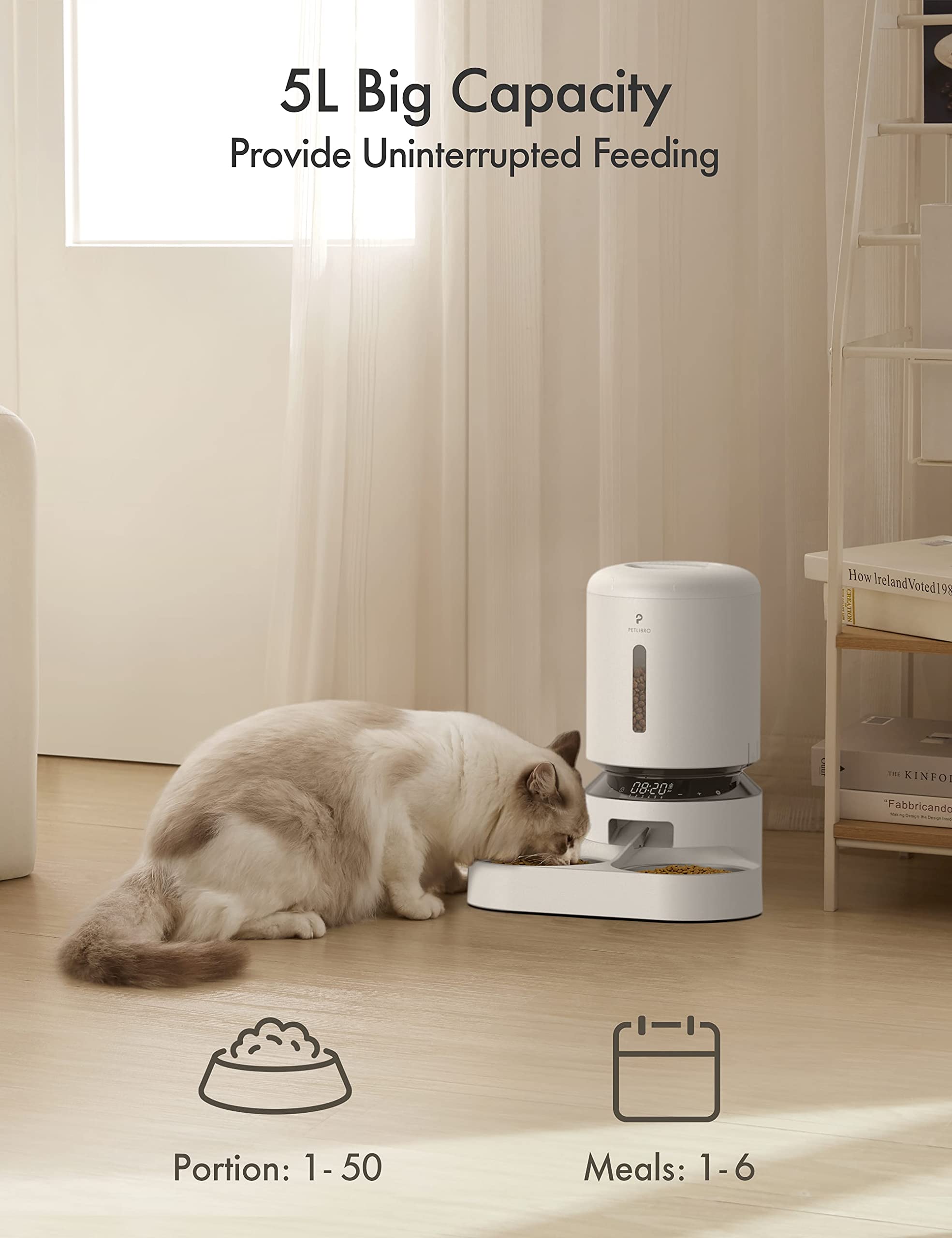 Petlibro Automatic Cat Food Dispenser for Two Pets