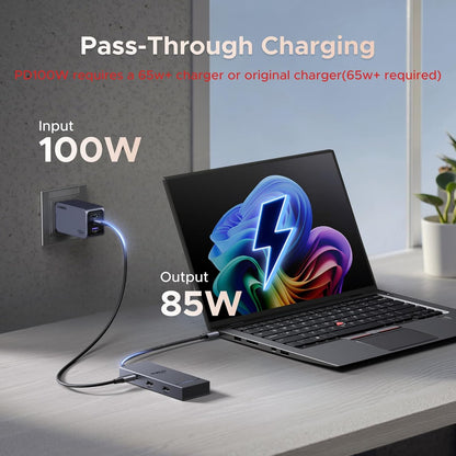 UGREEN Revodok Pro 7 In 1 USB C Dock Dual Monitor 4K60 HDMI