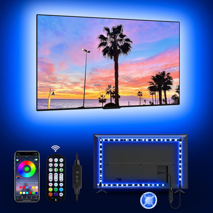 MATICOD RGB LED TV Strip With App Control MusicSync