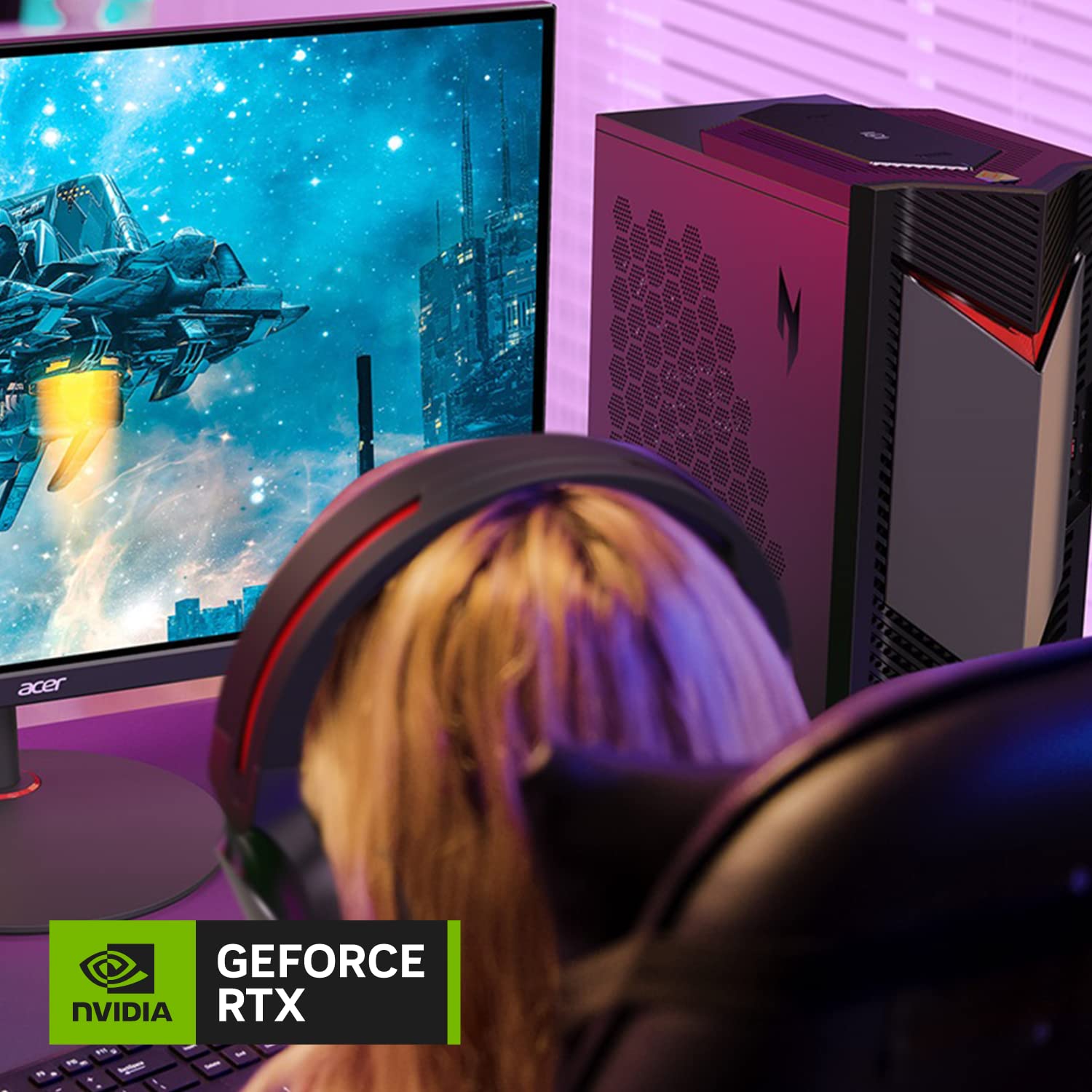 Acer Nitro 50 Gaming Desktop with Intel Core i7 Performance