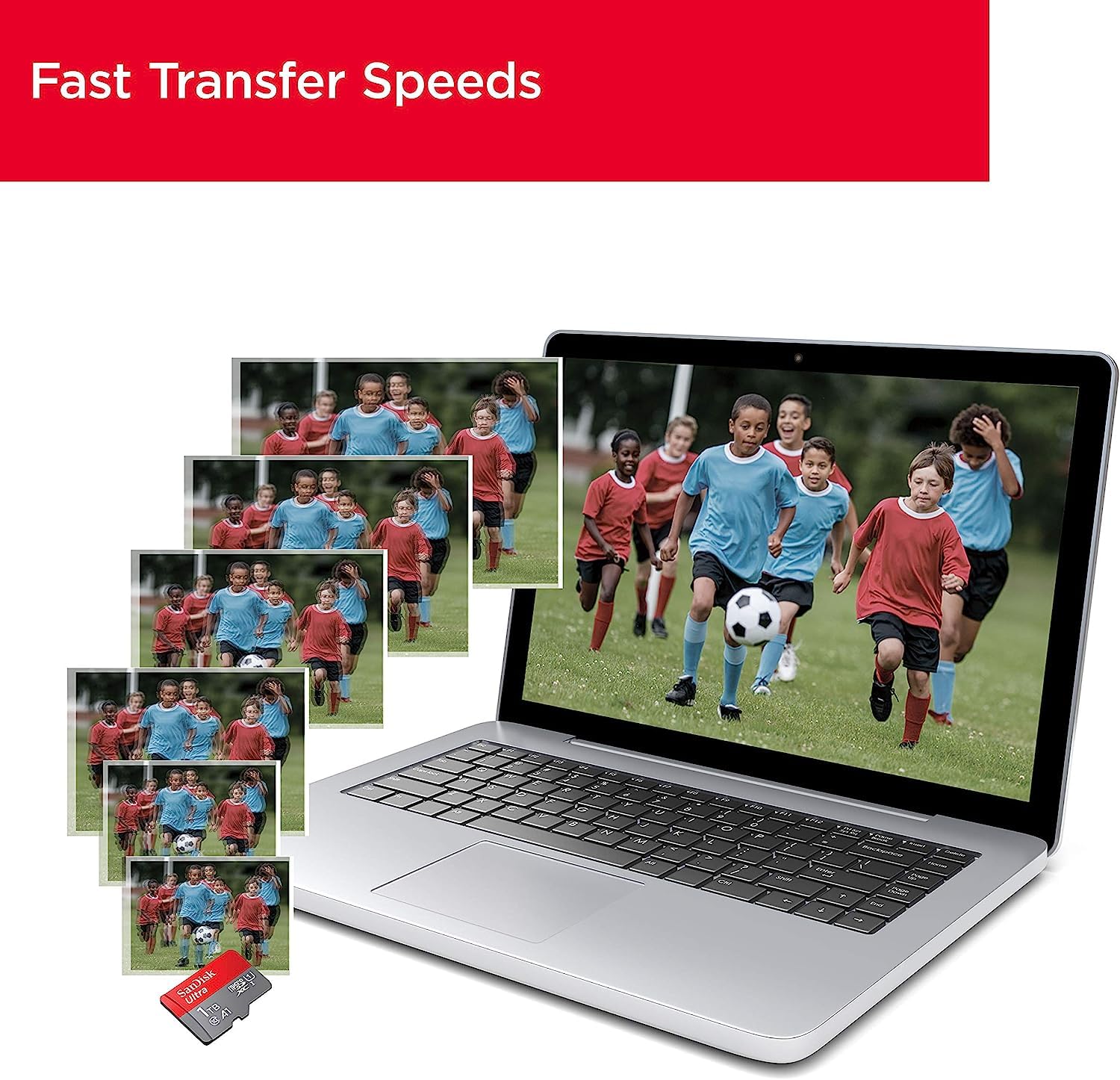 SanDisk 256GB Ultra MicroSD Card Fast Transfer Speeds