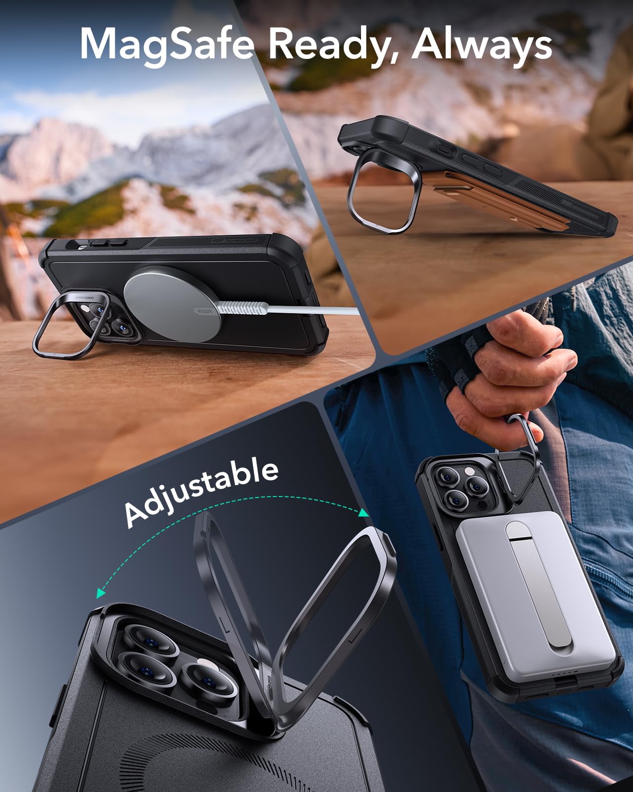 ESR iPhone 16 Pro Case with Military-Grade Protection