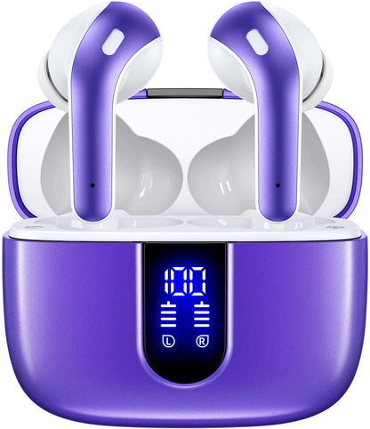 Tagry Bluetooth Earbuds True Wireless LED Power Display Case