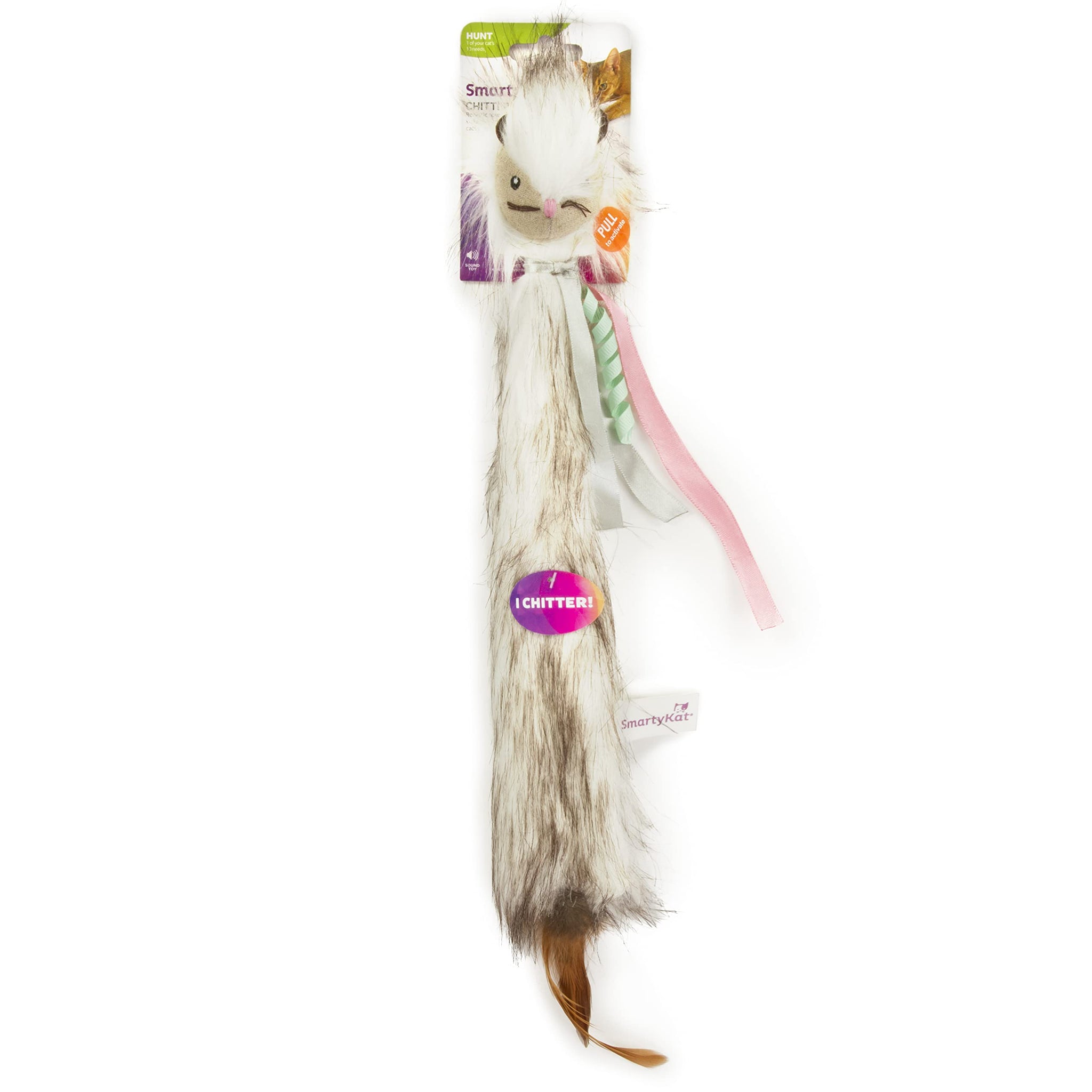SmartyKat Chit Chatter Cat Toy with Realistic Sounds
