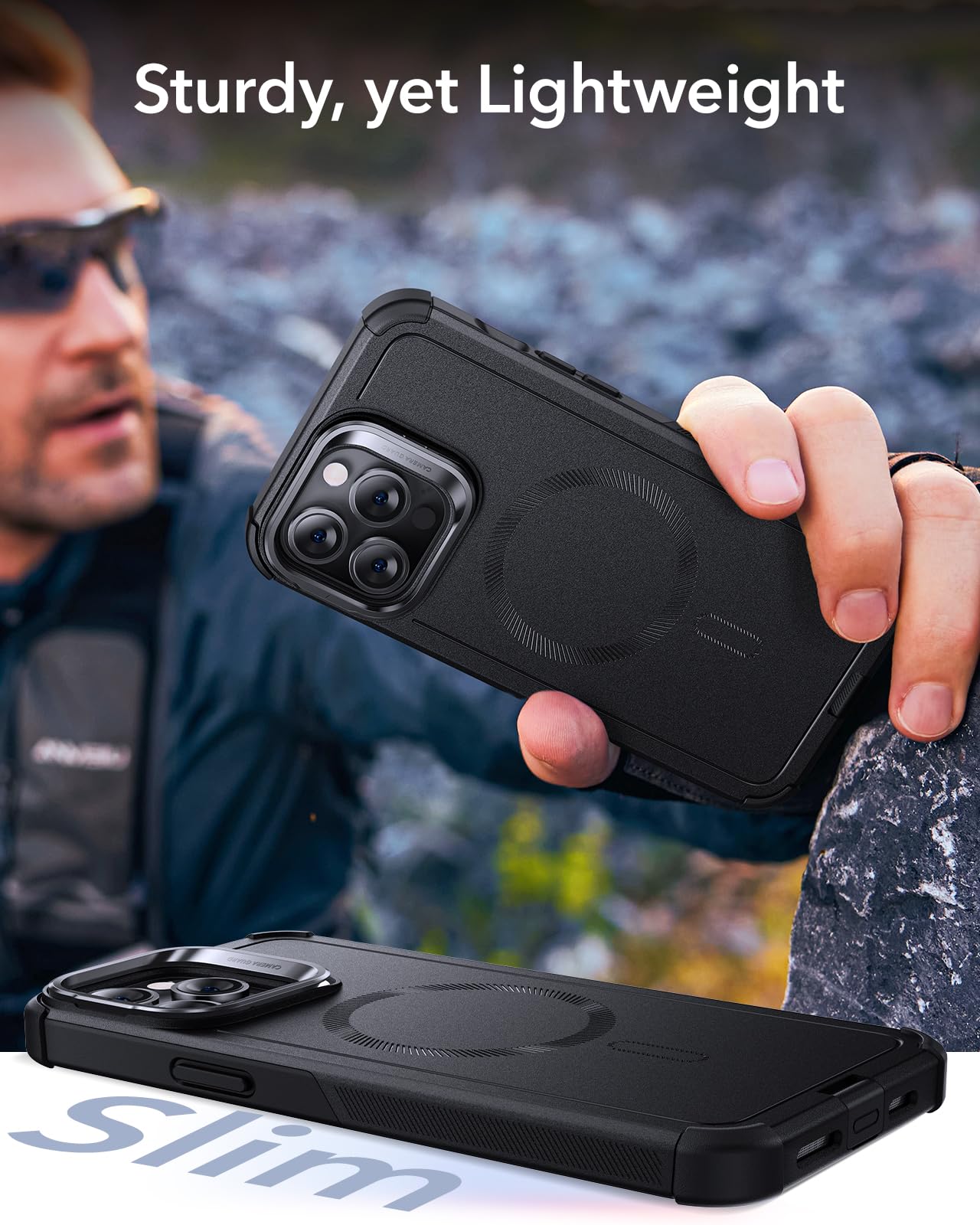 ESR iPhone 16 Pro Case with Military-Grade Protection