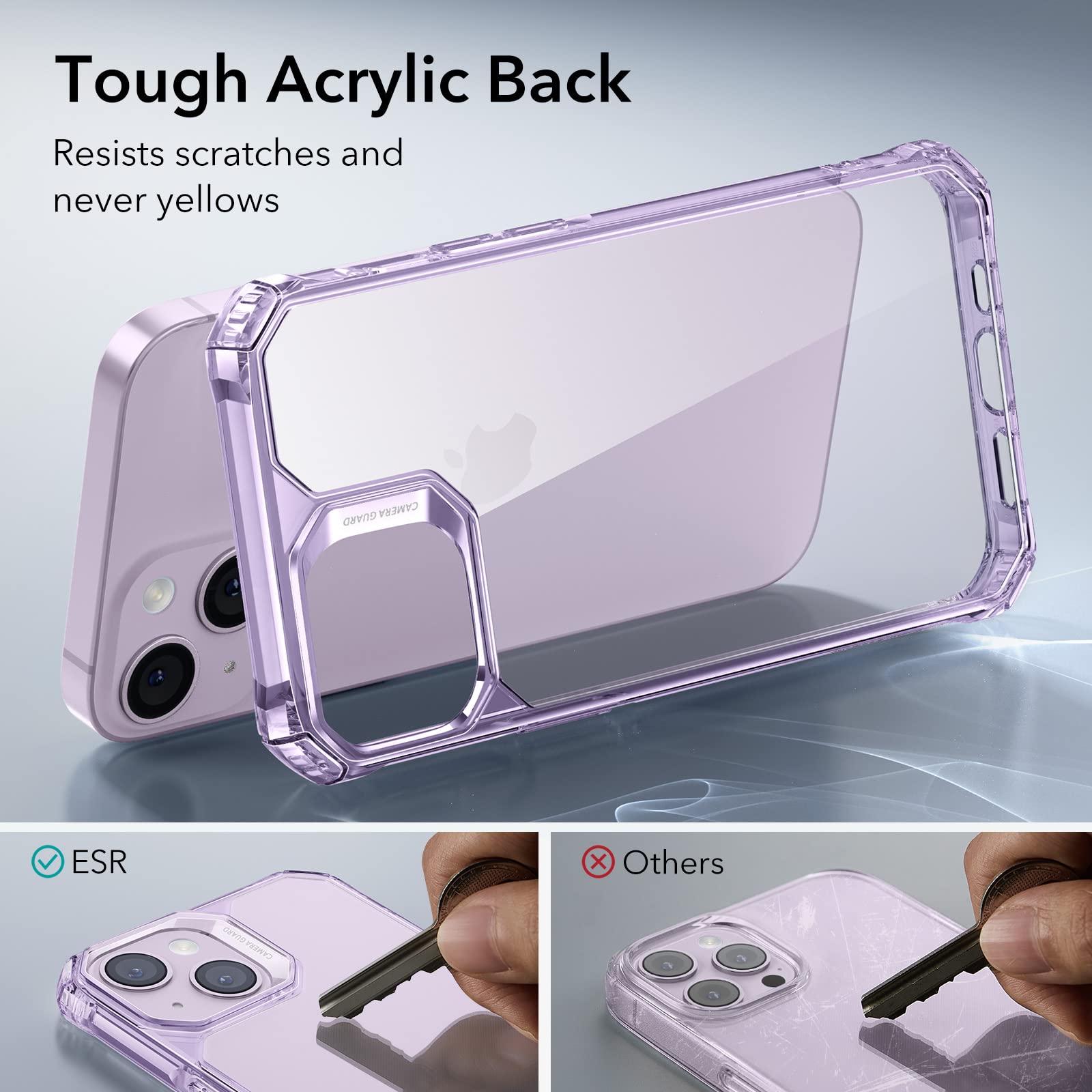 Military-Grade Clear Case for iPhone 14 and 13