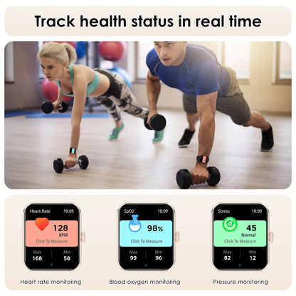 Smartwatch With Health Monitoring For Android And iOS
