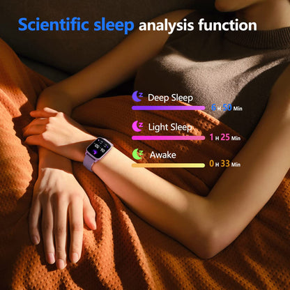 FITVII Fitness Tracker Smart Watch with BP Monitor Pro
