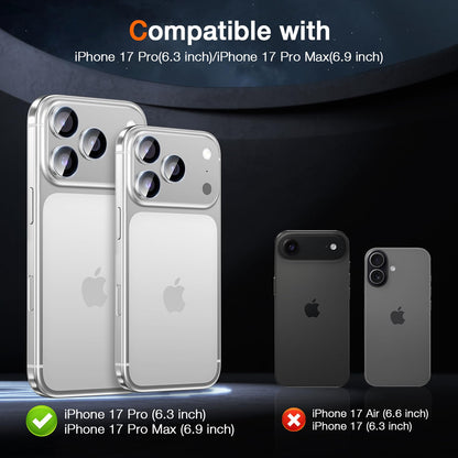 LK 2 Tempered Glass Screen Protector For iPhone 17 Pro Max
