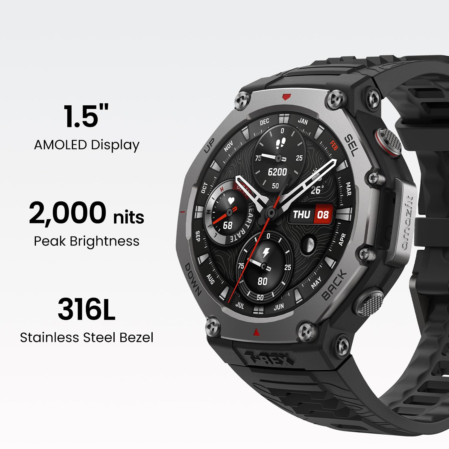 Amazfit T Rex 3 Outdoor Smart Watch GPS Navigation