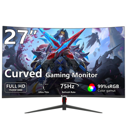 27 Inch IPS Gaming Monitor 100Hz Frameless 1080P HDMI