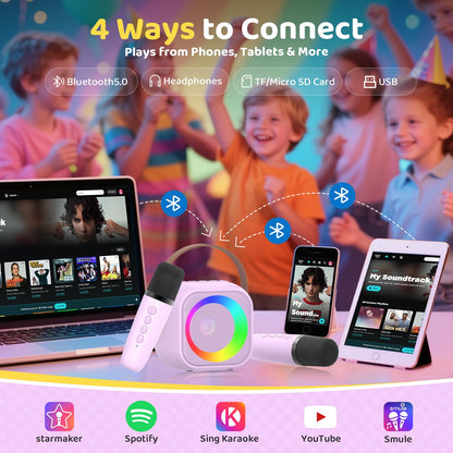 Karaoke Machine For Kids All In One Microphone Toys Gift