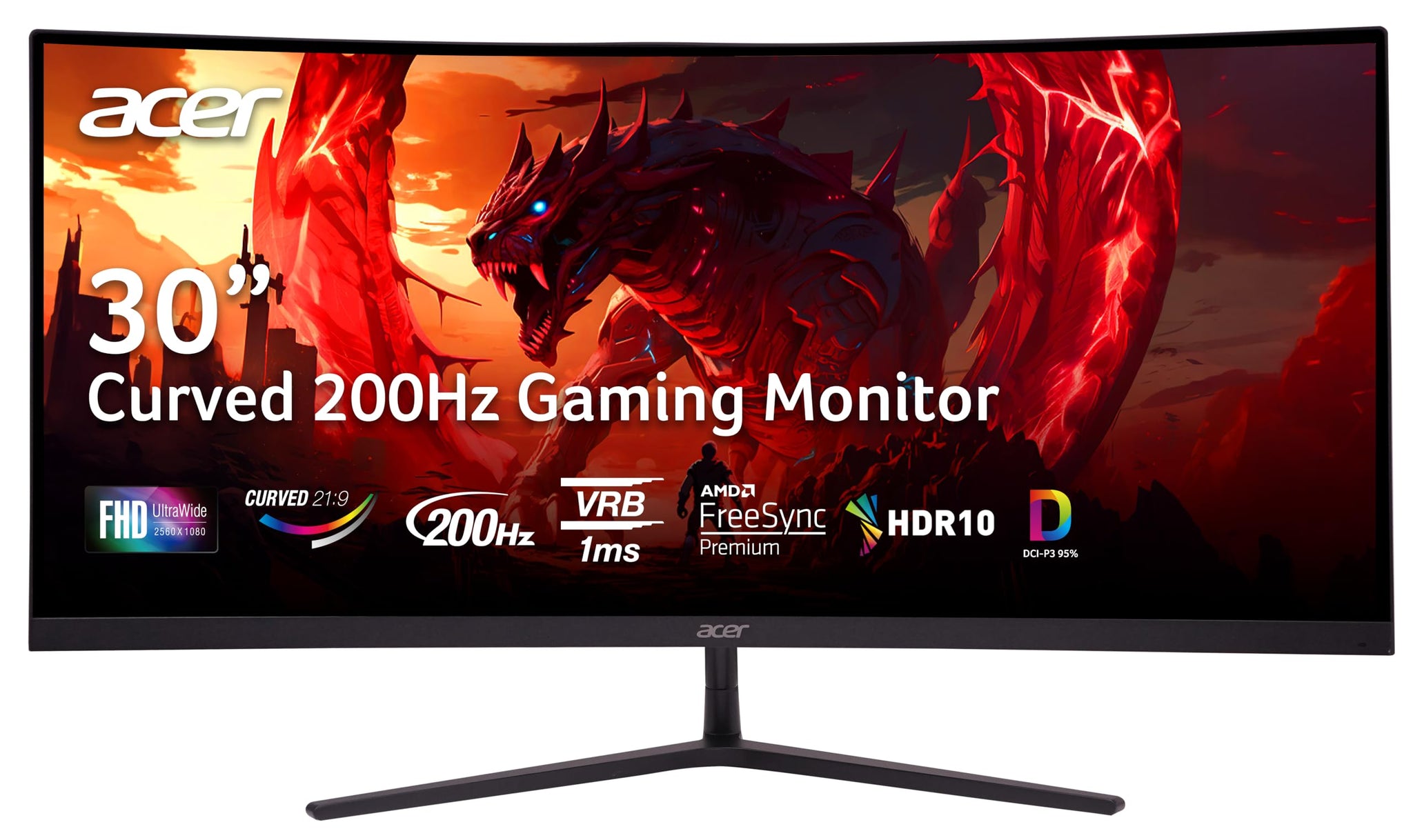 Acer Nitro 27 Inch Curved Gaming Monitor with 165Hz Refresh Rate