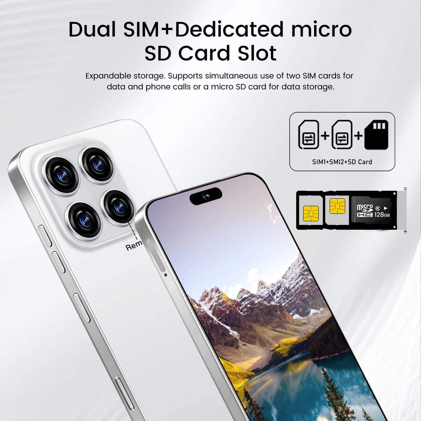 MMY 16PROMA X Unlocked Phone 6.99in HD Android 14 7000mAh 5G 16GB 512GB Deep Blue