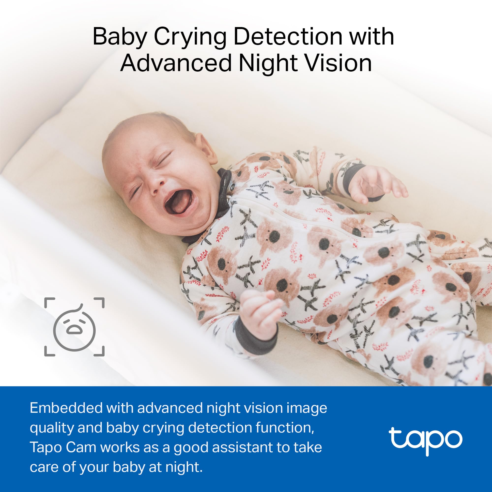 Tapo C100 1080P Indoor Security Camera with Night Vision