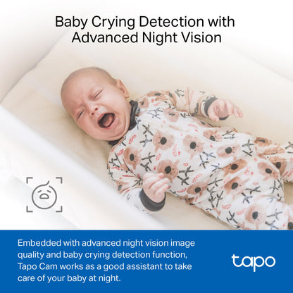 Tapo C100 1080P Indoor Security Camera with Night Vision