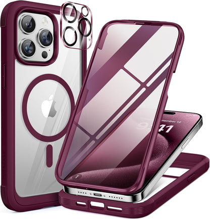 Miracase Glass Series iPhone 11 Rugged Case 6.1 9H Purple