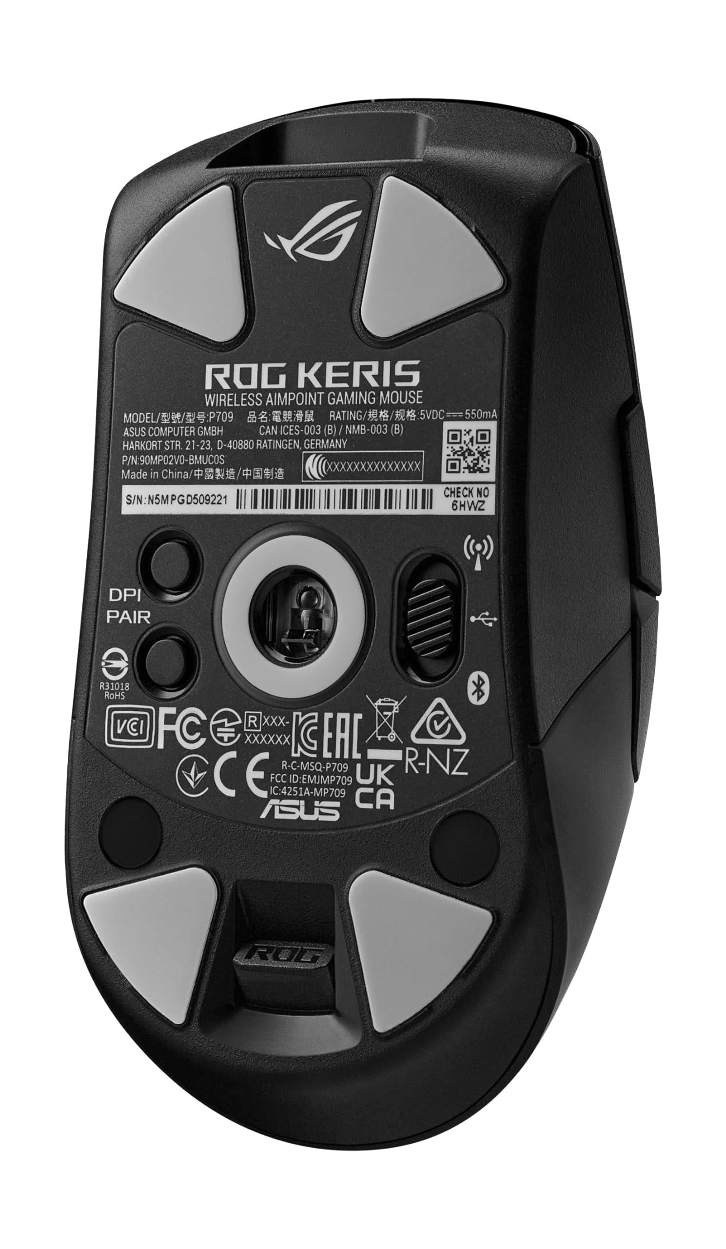 Asus ROG Keris Wireless Gaming Mouse with 36000 DPI Precision